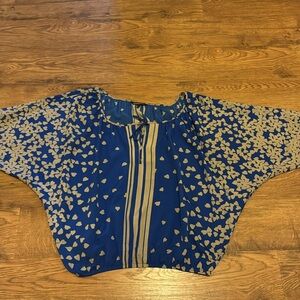 Blue heart Express top
